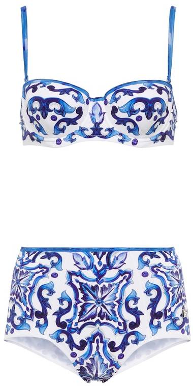 Dolce & Gabbana Bedruckter Balconette-Bikini
